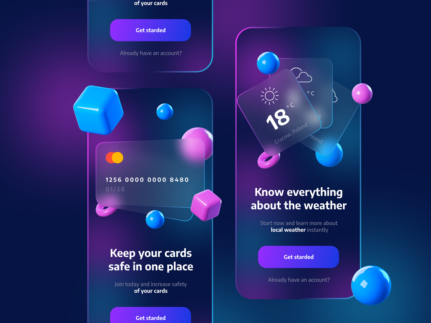 Bank App Design — Fintech & Mobile App