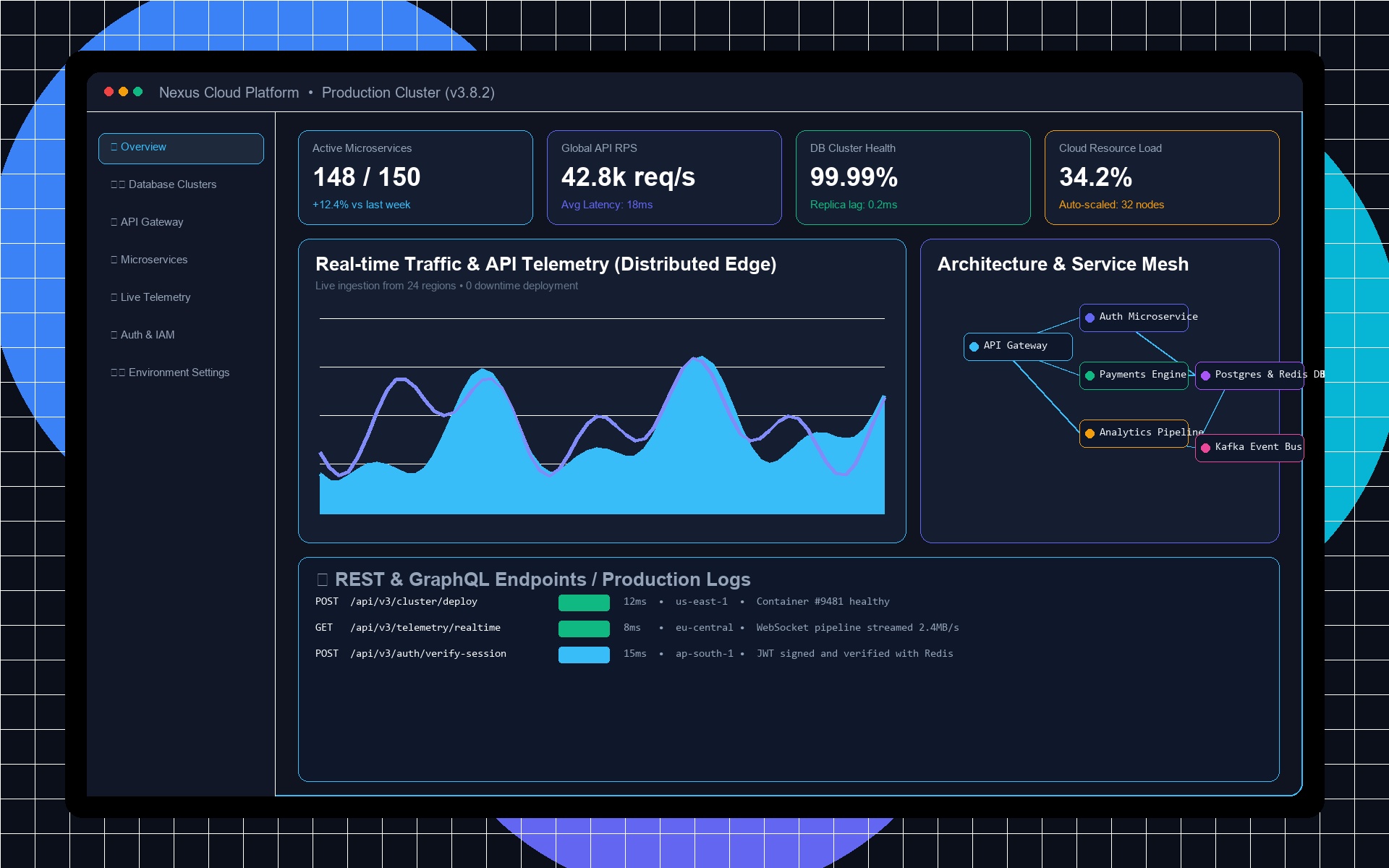 Nexus Cloud Platform — Full Stack & Cloud SaaS